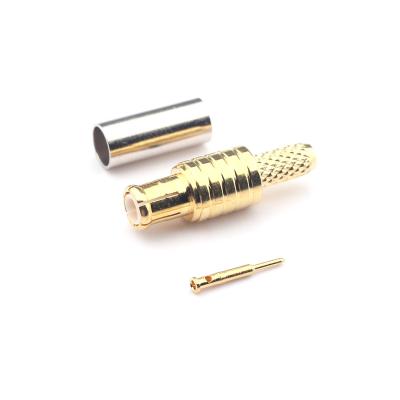 China Mmcx Outdoor PCB Mount Solder Coax Connector KH-MCX-K506-Z Jack For Receptacles MMCX Socket 50Ohm Panel Straight Female Edge for sale