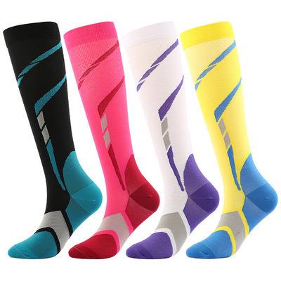 China Wholesale Custom Breathable Compression Long Tube Elastic Running Compression Socks Gaiters Sports Socks for sale