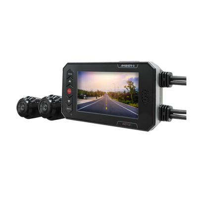 China Motorcycle Driving Video Recorder Amber Ad 731 Motorcycle 128gb Universal Auto Recording Dual Driving Lens Ip67 Waterproof for sale