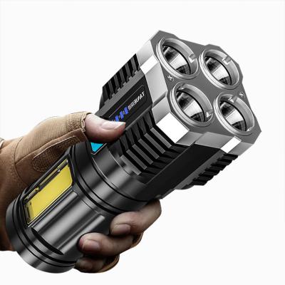 China Factory direct sales of the world's brightest flashlight usb flashlight camping flashlight for sale