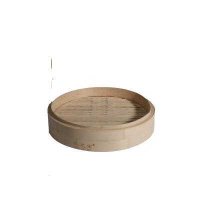 China Viable factory wholesale pure natural bamboo wooden basket egg steamer dim sum steamer for sale