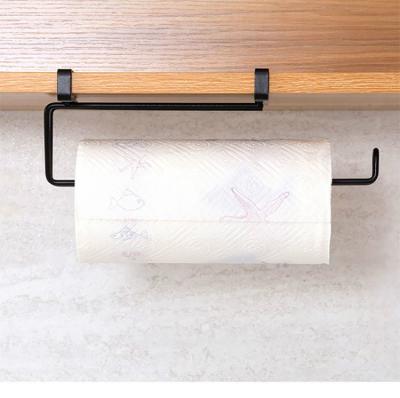 China Sustainable Multifunctional Stainless Steel Roll Paper Holder Towel Cling Wrap Holders Bathroom Roll Tissue Holder Paper Holder for sale