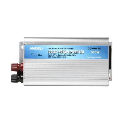 China 12V 24V 48V DC to 220V 500W AC Inverter 205x97.5x58 for sale