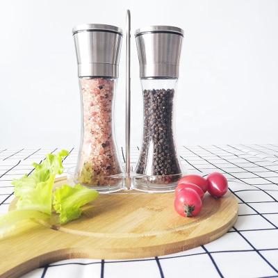 China Sustainable Premium Stainless Steel Pepper Mill Grinder Salt and Pepper Grinder Set for sale