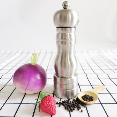 China Sustainable Premium Manual Stainless Steel Salt and Pepper Grinder Pepper Mill for sale