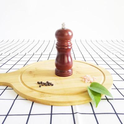 China Viable Manual Wooden Salt and Pepper Mills Shakers Ceramic Rotor with Strong Adjustable Coarseness for sale