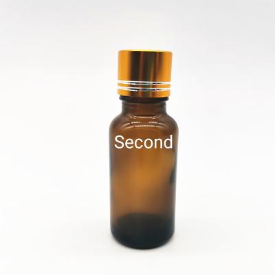 China Wholesale Personal Care Low Price Cosmetic Vial 20ml Essential Oil Glass Amber Bottle for sale