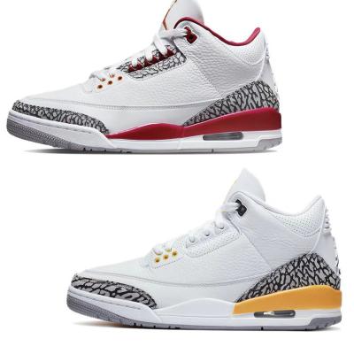 China Cushioning High Quality Mens Sports Jordan 3s Basketball Shoes Running Shoes Chaussures Homme Mens Sports for sale