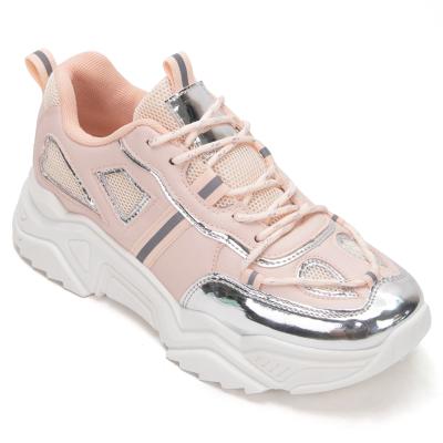 China Free Shipping Durable Ladies Sports Shoes Platform Sneakers 2021 Lace Up Sport Custom Color With High Quality for sale