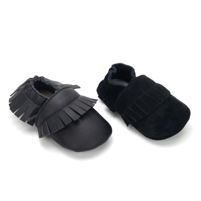 China Other Most Popular Children's Sports Shoes With Tassel Black Gray Baby Toddler Shoes Floor Walking Comfortable Shoes for sale