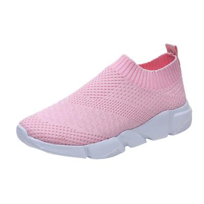 China High Quality Runner Breathable Knit Ladies Knitted Shoes With Chinese Factory Price for sale