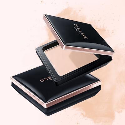 China Custom Logo Cosmetic Makeup Pressed Powder Moisturizer Private Label Setting Luminous Makeup Powder for sale