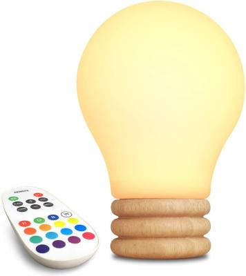 China 2021 New Modern Design Silicone Baby Night Light Kids Portable Table Bulb Led Night Lamp For Children for sale