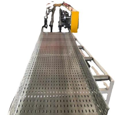 China Building Material Shop Professional Sheet Metal Cable Tray Machine Cable Tray Roll Forming Machine Metal Roofing Roll Forming Machine for sale