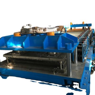 China Building Material Stores Rack Shelf Roll Forming Machine Profile Making Machine for sale