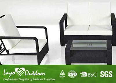 China 25 * 15mm Steel Tube  Patio Outdoor Furniture Restaurant Sofa Set OEM Available for sale