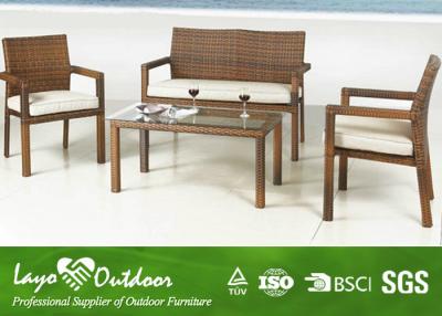 China Deck Table And Chairs Beach Patio Furniture , Ashion Design Rattan Outdoor Garden Furniture for sale