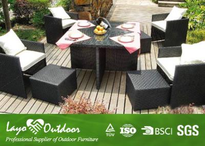 China UV Resistant Conversation Set Patio Furniture , Outdoor Dining Furniture Sets With 1pillow + 1cushion for sale