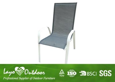 China Outdoor Patio Seating Stackable Patio Chairs , Exterior Furniture Table And Chairs for sale