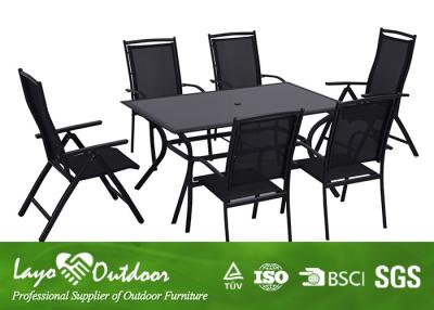 China Adjustable Chairs Extendable Dining Table Set For Patio / Garden / Outdoor for sale