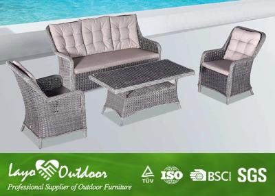 China Hotel Project Furniture Used Patio Seating Sets , Rattan Garden Furniture Outdoor for sale