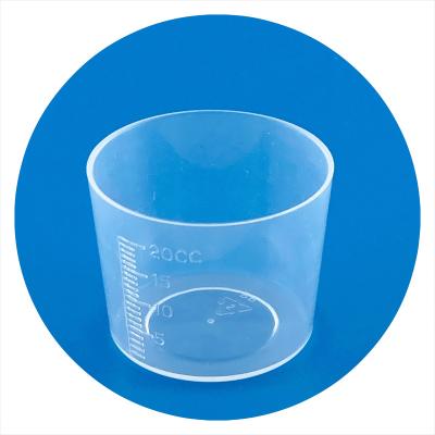 China Plastic 20ml Liquid Measuring Measuring Cups For Medicine for sale