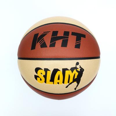 China Identical Style Outdoor Fused Basketball Same Model Ball PU Fused Basketball For Outdoor Concrete Court Game for sale