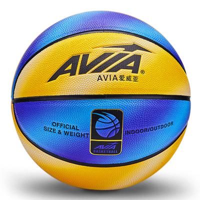 China Indoor Custom Multi Colored Basketball Special Screen Printing Leather Ball Size 6 Online for sale