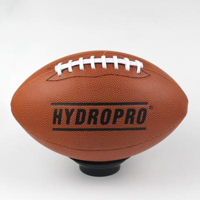 China Indoor Custom Leather Rugby Logo Football Size 9 Professional American Football for sale