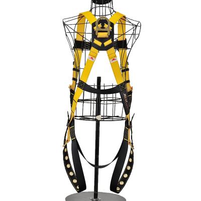 China Work Safety Belt Fall Protection Full Body Harness Kit Safety Harness Compliance 5 Point Electrician Kit for sale