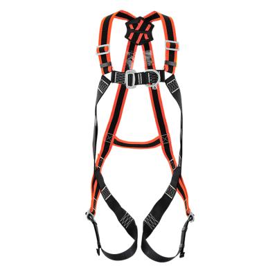 China OEM 45mm Polyester Buckles Adjustable D-Ring Body Climbing Full Body Safety Harness High Strength Full Waist Harness for sale