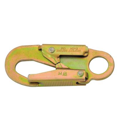 China Custom Lanyard Snap Hook Using 25Kn High Tension Snap Hook Fall Protection Equipment For Safety for sale