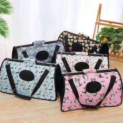 China Luxury Pet Carrier Bag Safe Travel Carrying Soft Material Pet Shoulder Carry Outdoor Bag Cat Bag for sale