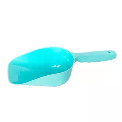 China Large Size Pet Food Scoop Non-automatic Colorful Plastic Feeder Pet Food Scoop for sale