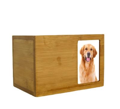 China Viable Pet Memorial Photo Urn Pet Urn Custom Pet Urn Box for sale