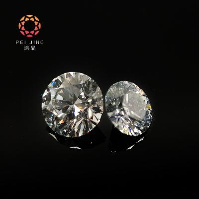 China Jewelry making factory round brilliant cut e vs1 round cut hpht certified diamond actual products for sale