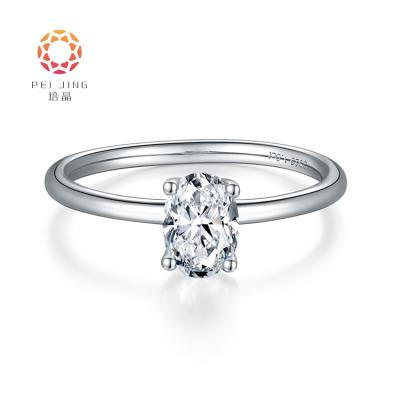 China Wholesale Round Cut CVD Lab Diamond 1 Carat Ring Factory Price Brilliant Loose Stone 14k Gold Environment Friendly 0.5-0.6 ct Grown Stone for sale