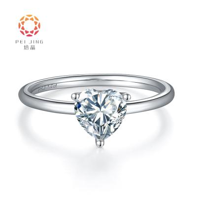 China Environmental Friendly Favorite Jewelry CVD Diamond Ring Favorite Jewelry synthetic loose defgh vs1 vs2 si1 lab created diamond ring for sale