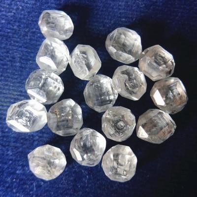 China Synthetic HPHT Uncut Diamond Rough Diamond For Sale Developed By White Earring Manufacturing Lab Large for sale