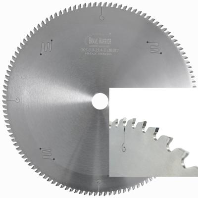 China Germany Vollmer Aluminum Low Noise High Frequency Welded 100/120/144T 2.2-6.5mm 2.8-8.0mm 25.4/30mm 255-900mm Saw Blade Durable for sale