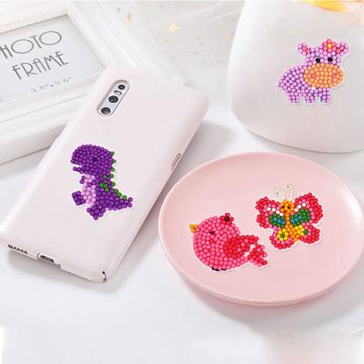 China Full 5D Cartoon Drill Diamond Painting Puzzle Children Sticker Diamond Painting Sticker Refrigerator Paste Kids Handmade DIY Set for sale