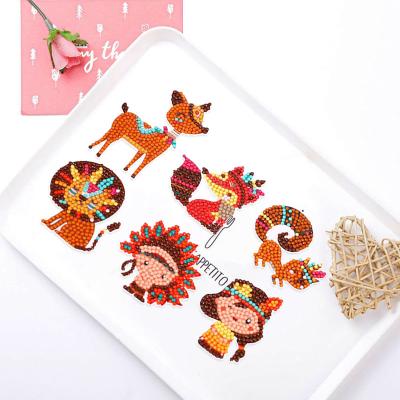 China Children Toy Diamond Embroidery Cross Stitch 5D DIY Diamond Painting Animal Sticker Kits Cartoon New Product for sale