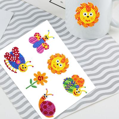 China Style 5D Diamond Painting Stickers Kit Cartoon Morden Arts and Crafts for Kids DIY Painting Tools Create Your Own Diamond Stickers for sale