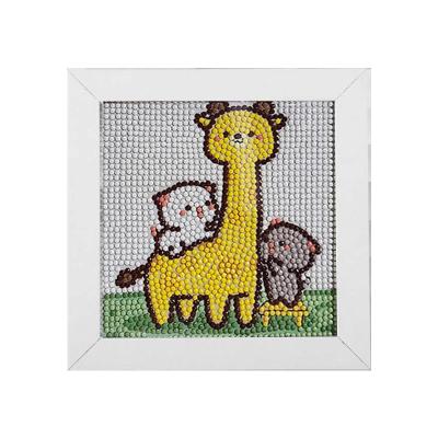 China Personalized Customization 5D Diamond Painting With Frame Cartoon Home Decor Animals Painting Canvas Diamond Painting Kit Of Children's Gift for sale