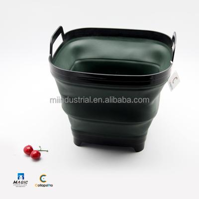 China Viable Collapsible Plastic 10.5L Bucket for sale