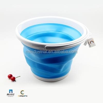 China 15L Water Bucket Folding Plastic Bucket for sale