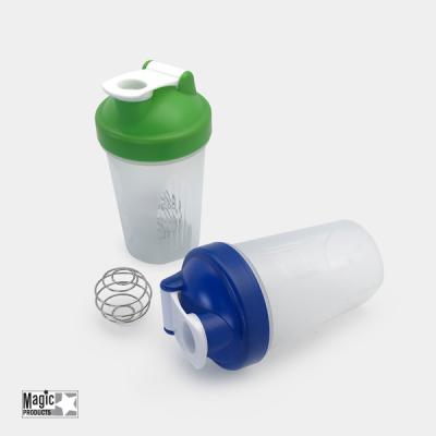 China Sustainable Portable Plastic Rocking Water Bottle 400ml Shaker Water Drinking Cup for sale