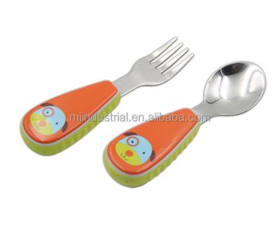 China Sustainable Food Safety Cartoon Cutlery For Kids Cutlery Set Cute Dog Designed for sale