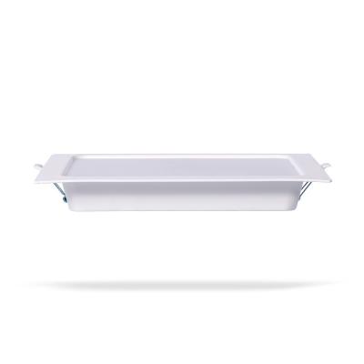 China Small Modern Decorative Ultrathin Flat Wall Ceiling Recessed Backlit Round Led Panels Lighting Lamp 220v All Back Plastic PP With Led for sale