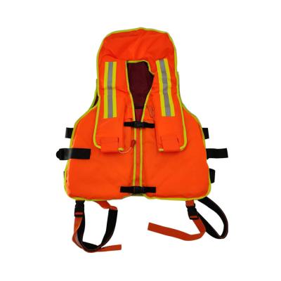 China EPE foam & Dual Inflatable Inflatable Airbag Protective Fire Fighting And EPE Foam Dual Protective Life Jacket for sale